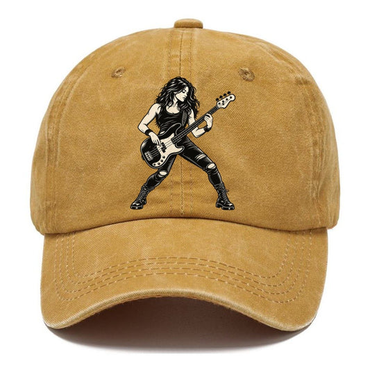 Bass Guitar Low Groove Global Music Ink Figures Classic Cap – Golden Harvest