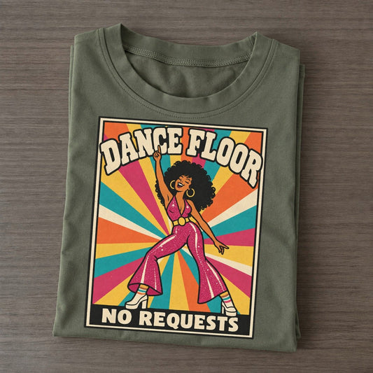Disco Diva Boogie Bodies Classic T-shirt – Army Green