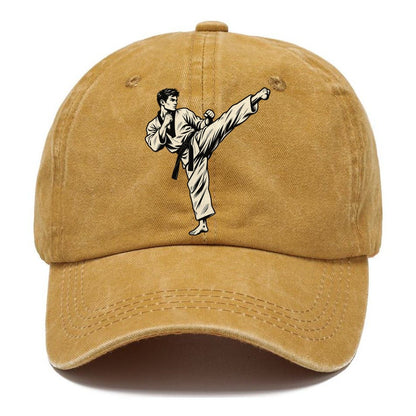 Taekwondo Roundhouse Kick Global Sports Ink Figures Classic Cap – Golden Harvest