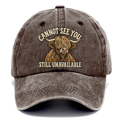 Highland Cow Unavailable Everyday Originals Classic Cap – Brown