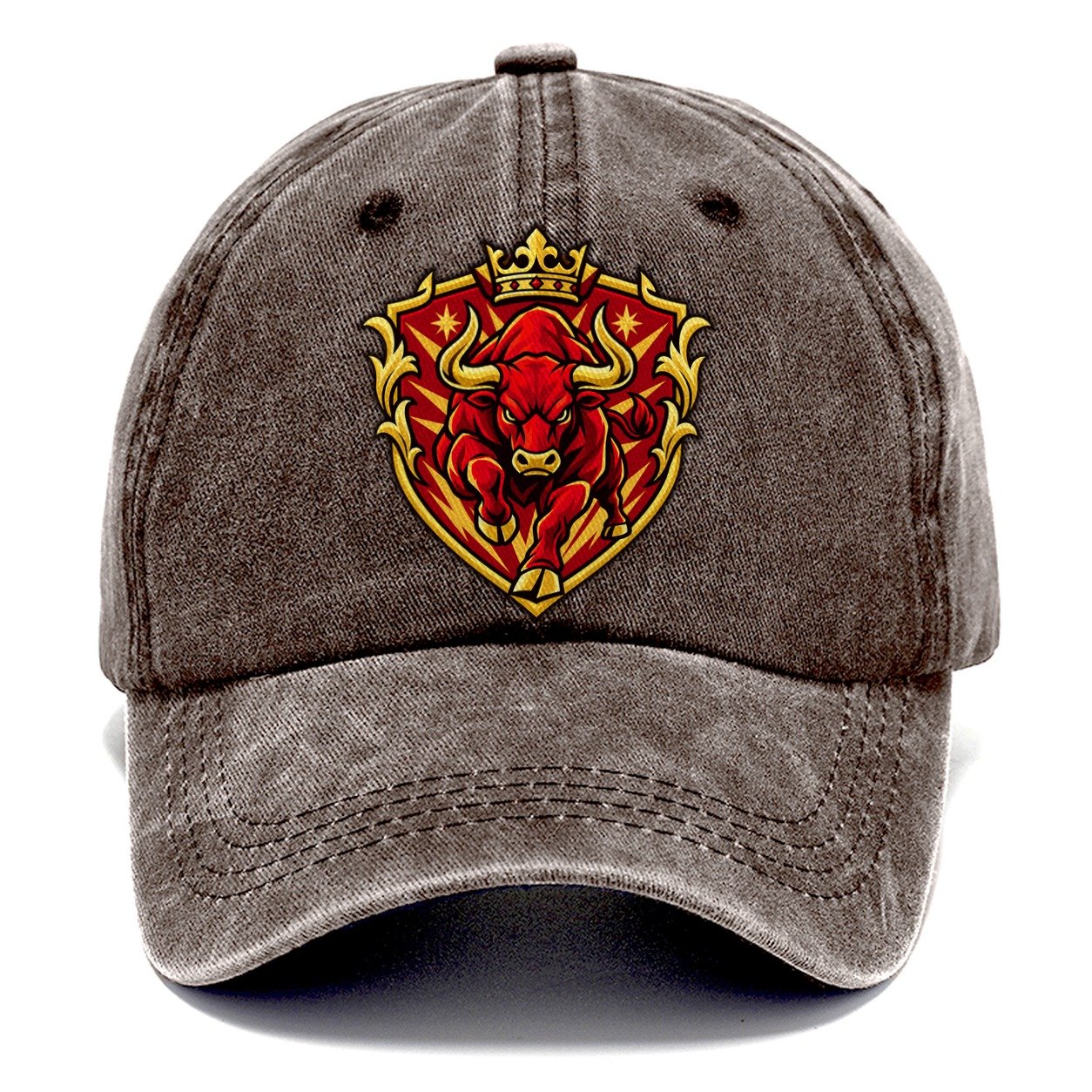 Spain Minimal Emblem Country Logos Classic Cap – Brown