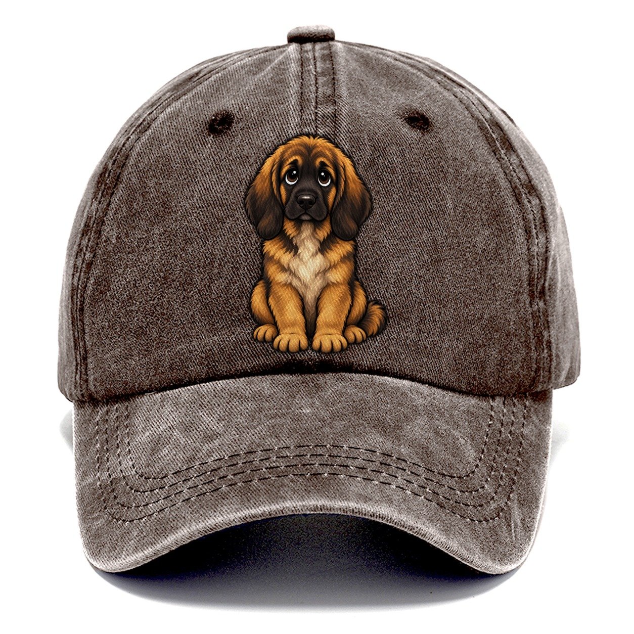 Leonberger Sitting Sweetheart Classic Cap – Brown