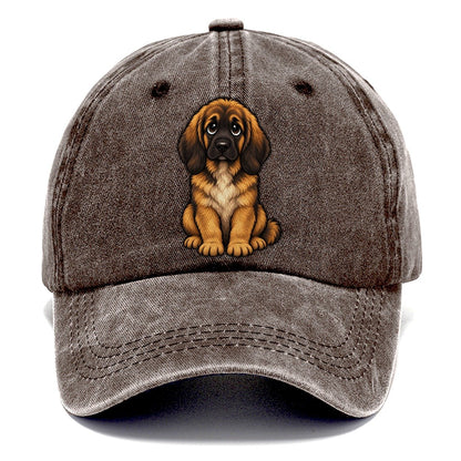 Leonberger Sitting Sweetheart Classic Cap – Brown
