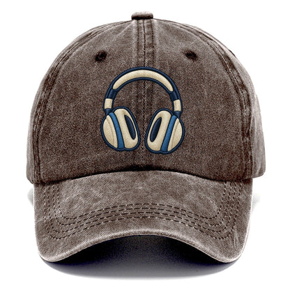Over Ear Headphones Tiny Solo Marks Classic Cap – Brown