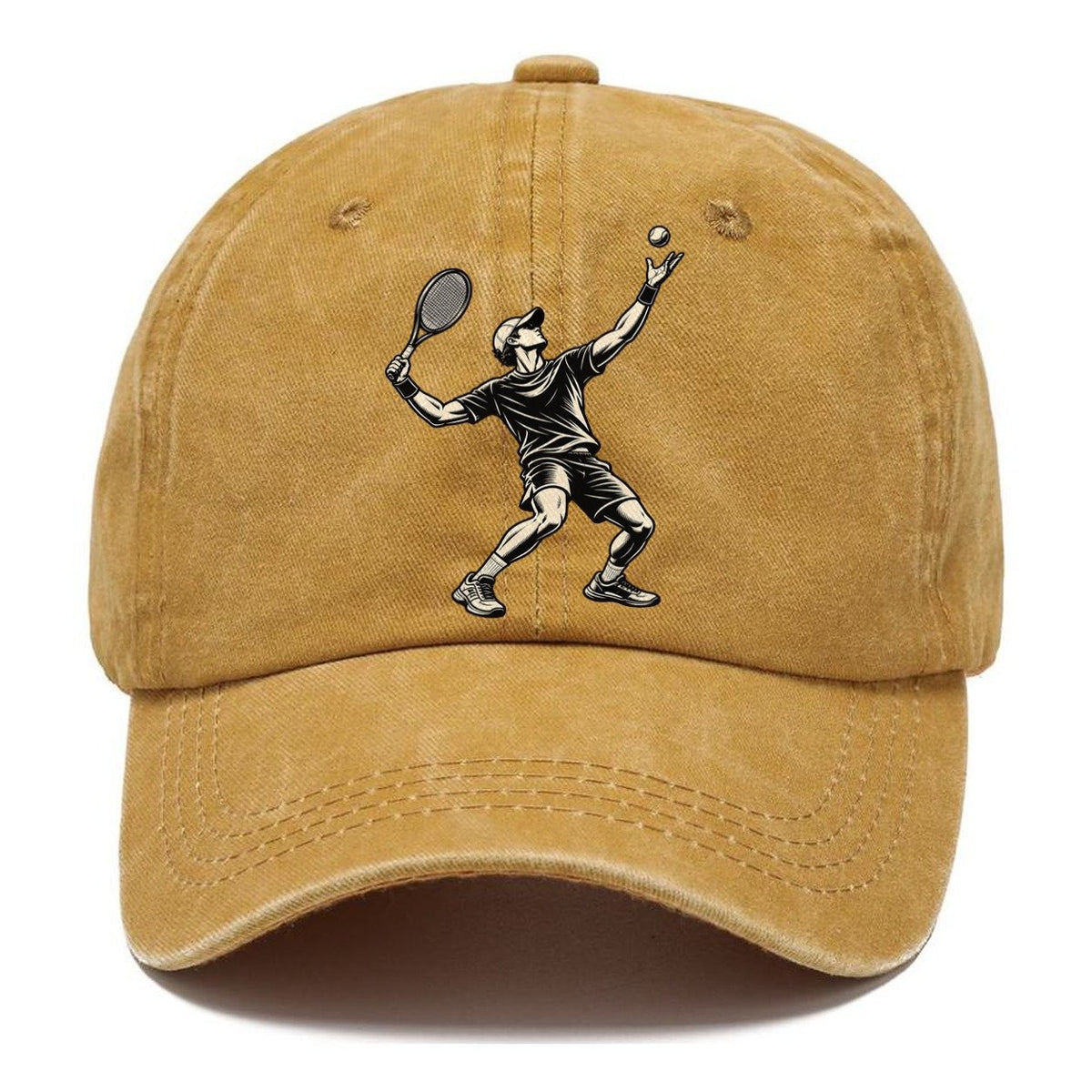 Tennis Trophy Serve Global Sports Ink Figures Classic Cap – Golden Harvest