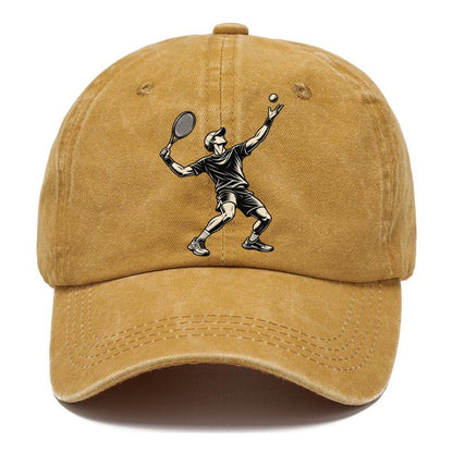 Tennis Trophy Serve Global Sports Ink Figures Classic Cap – Golden Harvest