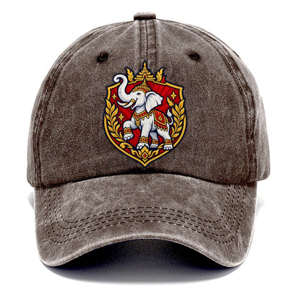 Thailand Heraldic Crest Country Logos Classic Cap – Brown