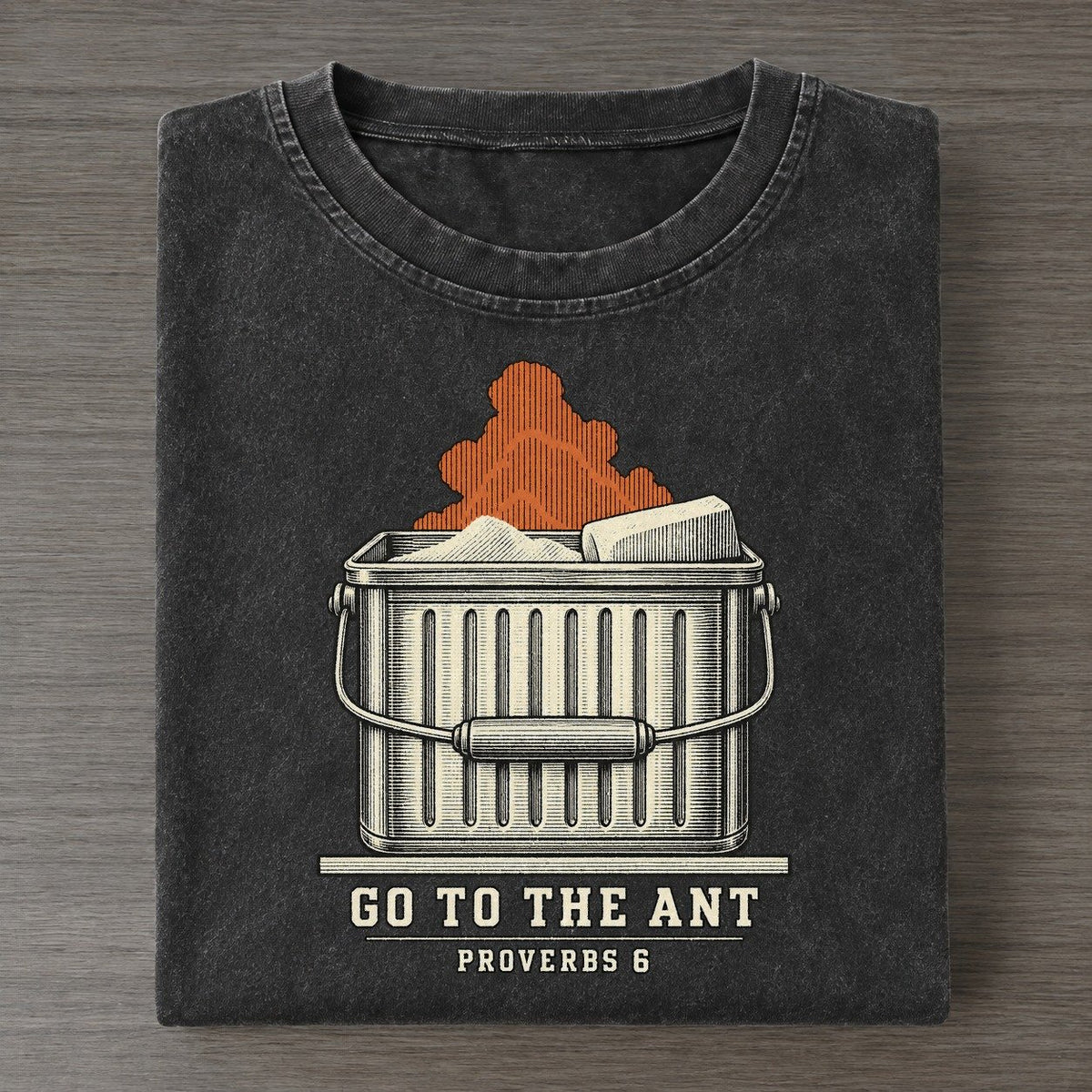 Go To The Ant The Rep Counter Vintage T-shirt – Black