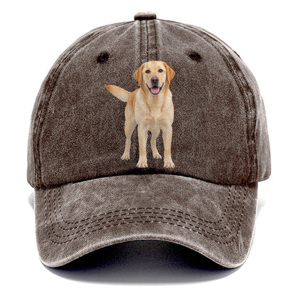 Labrador Retriever Standing Top Breeds Classic Cap – Brown