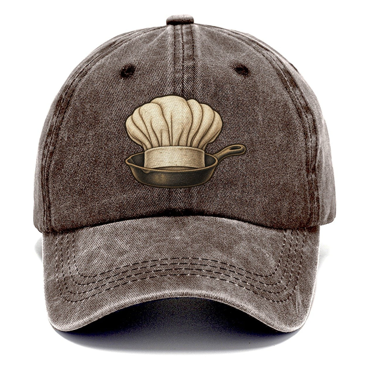 Chef Hat Skillet Fan Favorites Classic Cap – Brown