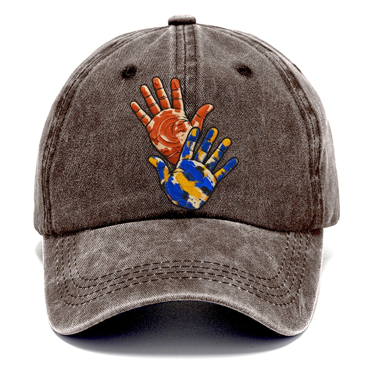 Clay And Color Hands Clay Color Makers Classic Cap – Brown