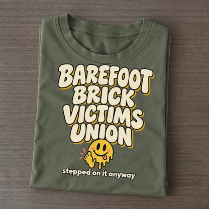 Lego Walkers Running On Fumes Club Classic T-shirt – Army Green