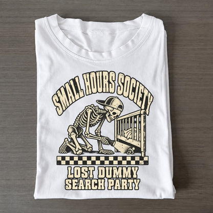 Lost Dummy Small Hours Society Classic T-shirt – White