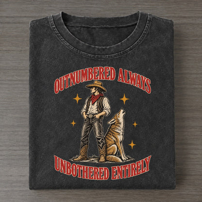 Unbothered Entirely Unhinged Affirmations Vintage T-shirt – Black