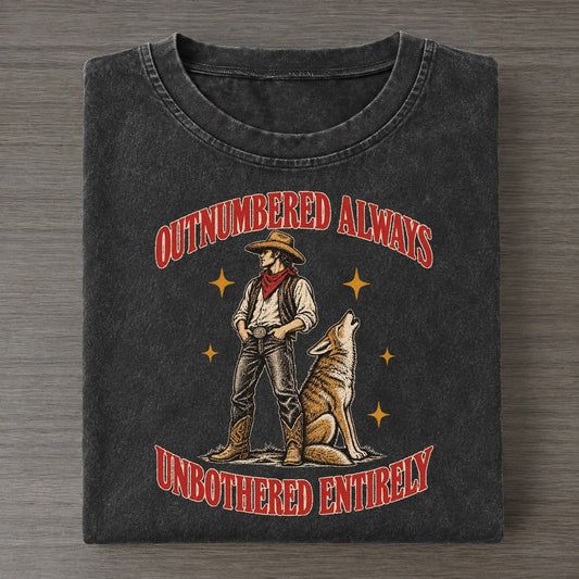 Unbothered Entirely Unhinged Affirmations Vintage T-shirt – Black
