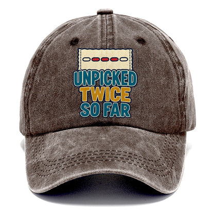 Unpicked Twice So Far And Needlework Classic Cap – Brown