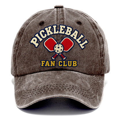 Pickleball Fan Club Classic Cap – Brown