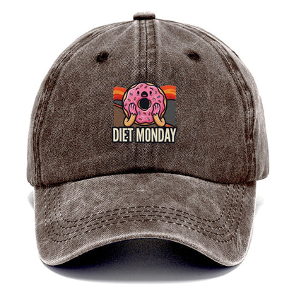 Donut Scream Diet Monday Scream Classic Cap – Brown