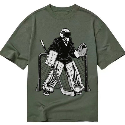 Hockey Goalie Classic T-shirt – Army Green