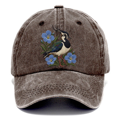 Northern Irish Flax And Lapwing Uk Culture Heritage Classic Cap – Brown