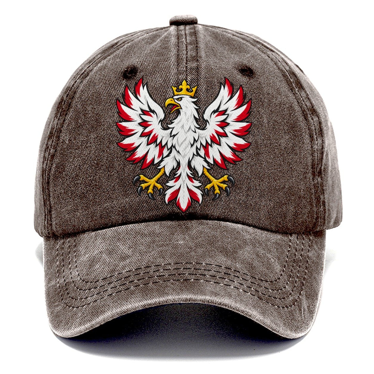 Poland Heraldic Crest Classic Cap – Brown