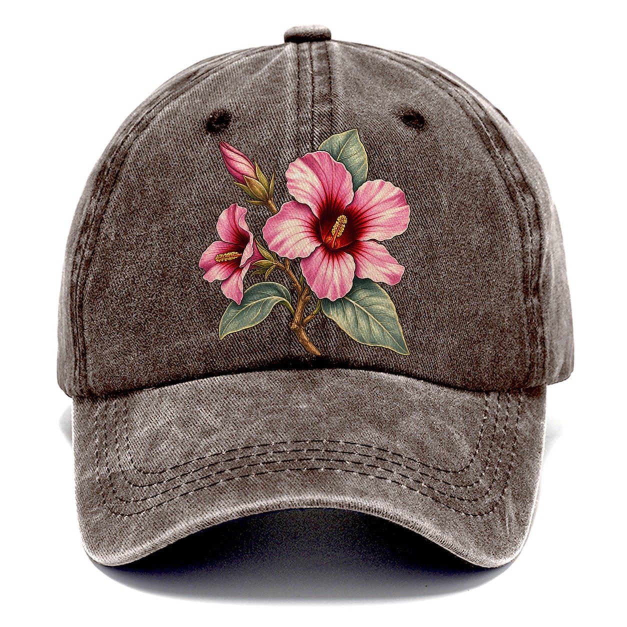Northern Territory Sturt Desert Rose Australia Cultural Icons Classic Cap – Brown
