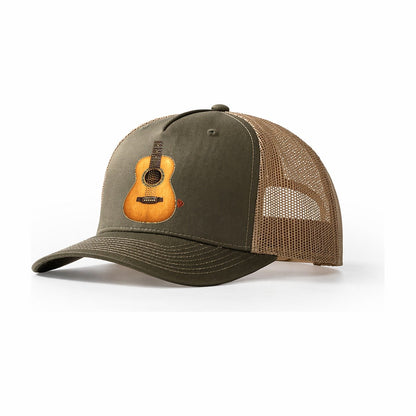Acoustic Rosette And Pick Pastimes Companions Trucker Hat – Olive Khaki