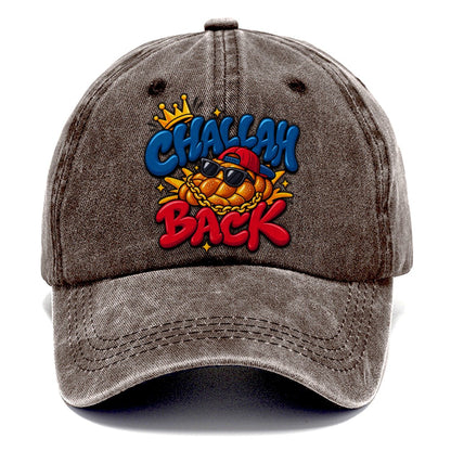 Challah Back Retro Judaism Heritage Classic Cap – Brown