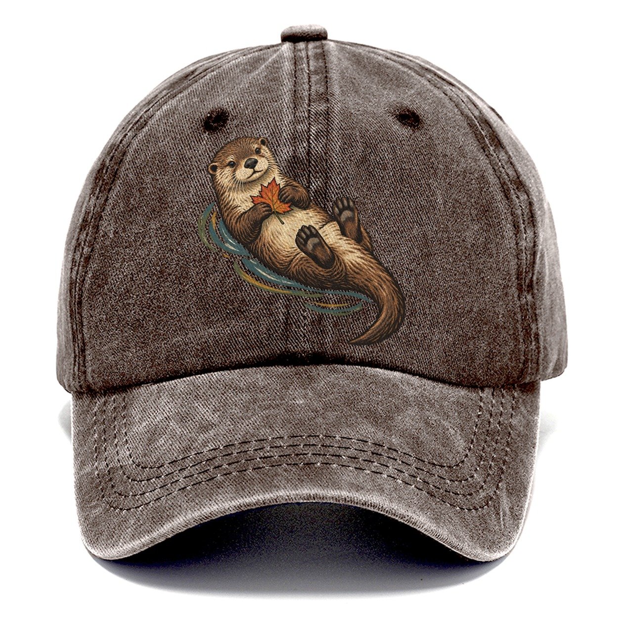 Otter Floating Leaf Gentle Wild Classic Cap – Brown