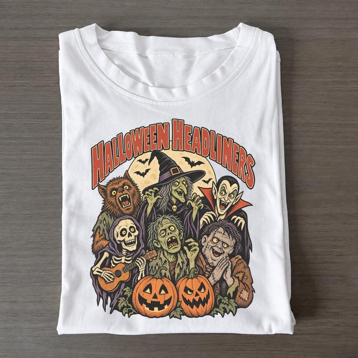 Halloween Headliners Ghoul Mixer Classic T-shirt – White