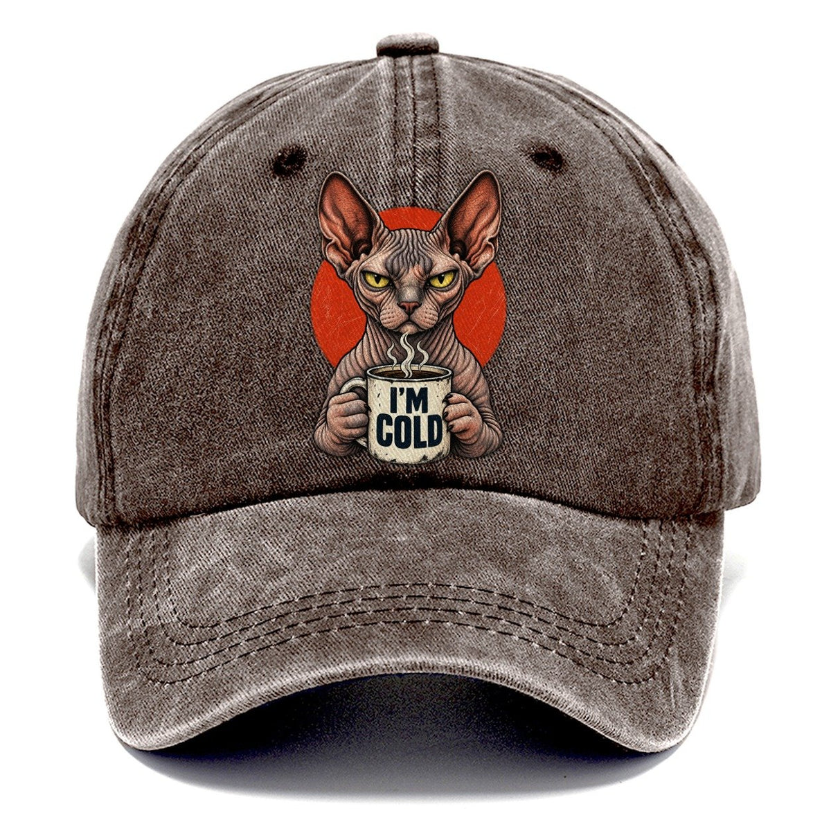 Sphynx Cat Mug Truths Classic Cap – Brown