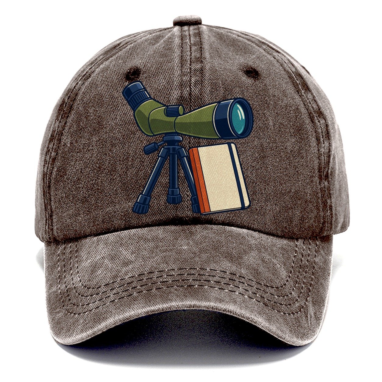 Spotting Scope And Notebook Birdwatching Classic Cap – Brown