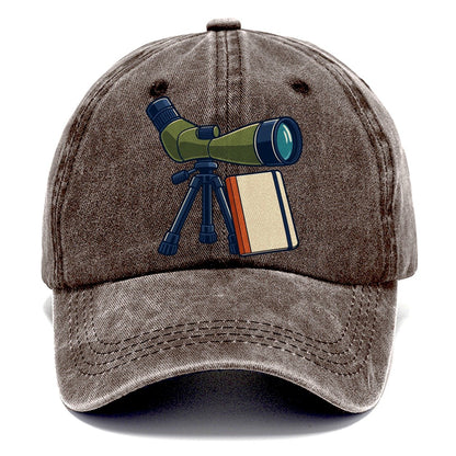 Spotting Scope And Notebook Birdwatching Classic Cap – Brown