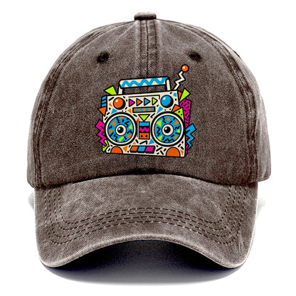 Zigzag Boombox Crazy Styles Classic Cap – Brown