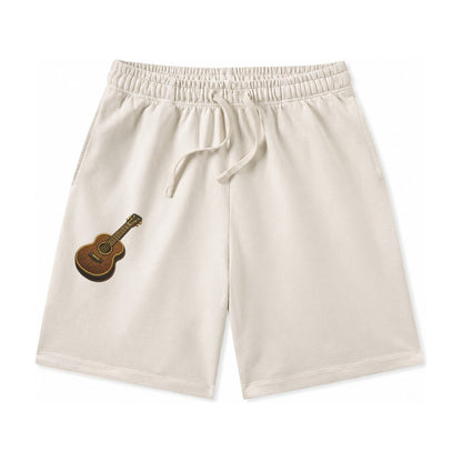 Vintage Guitar Classic Acoustic Guitar With Bronze Strings A Washed Shorts – Beige