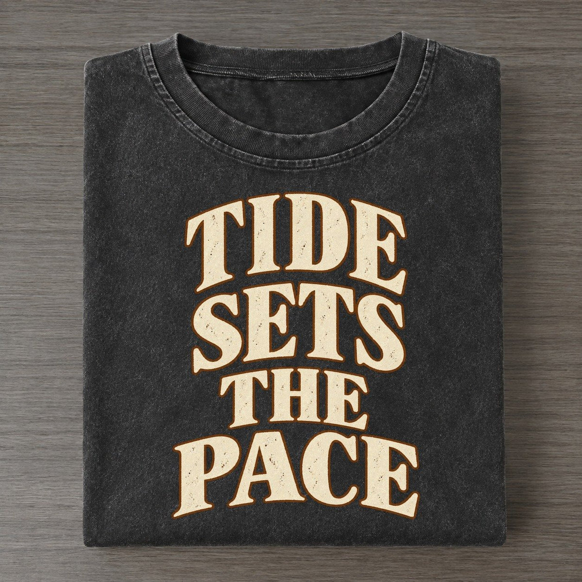 Tide Sets The Pace Pastimes Companions Vintage T-shirt – Black