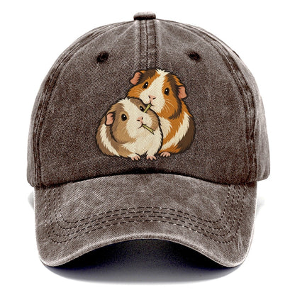 Guinea Pig Hay Share Small Pet Logos Classic Cap – Brown