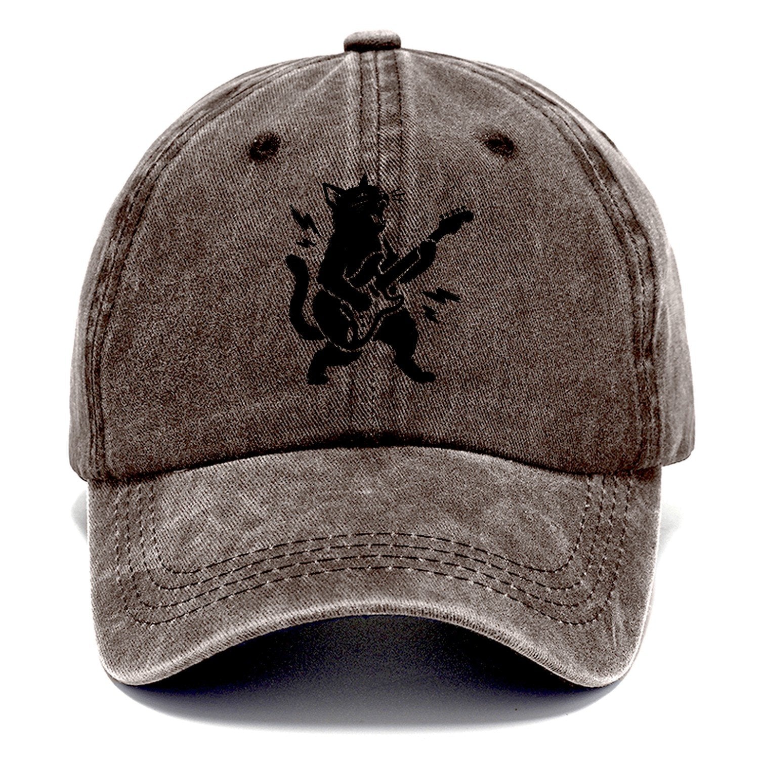 Rock Cat Guitar Classic Cap – Brown