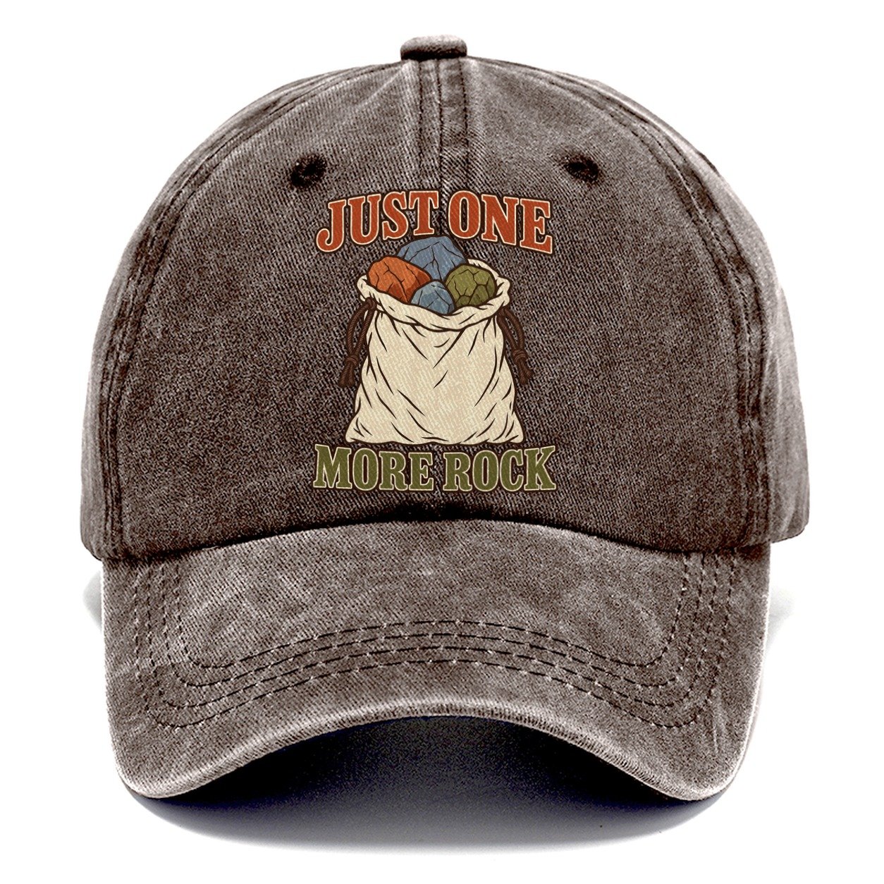 Just One More Rock Rocks And Minerals Classic Cap – Brown