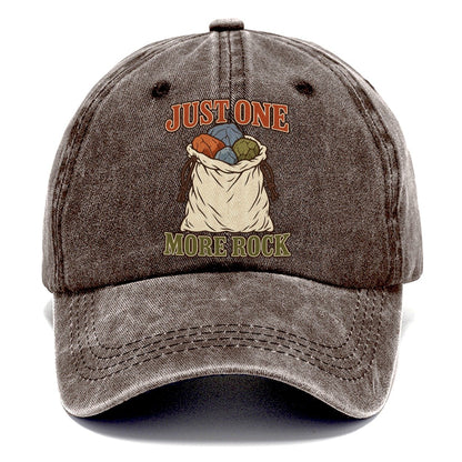 Just One More Rock Rocks And Minerals Classic Cap – Brown