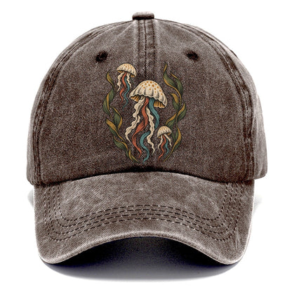 Jellyfish Kelp Lanterns Gentle Wild Classic Cap – Brown