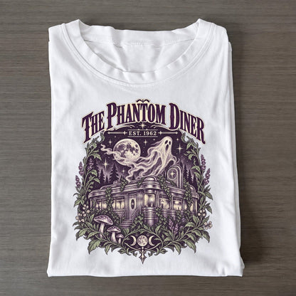 The Phantom Diner Midnight Haunt Classic T-shirt – White