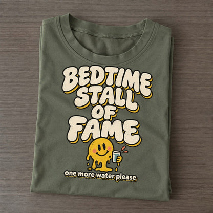 Bedtime Stallers Running On Fumes Club Classic T-shirt – Army Green