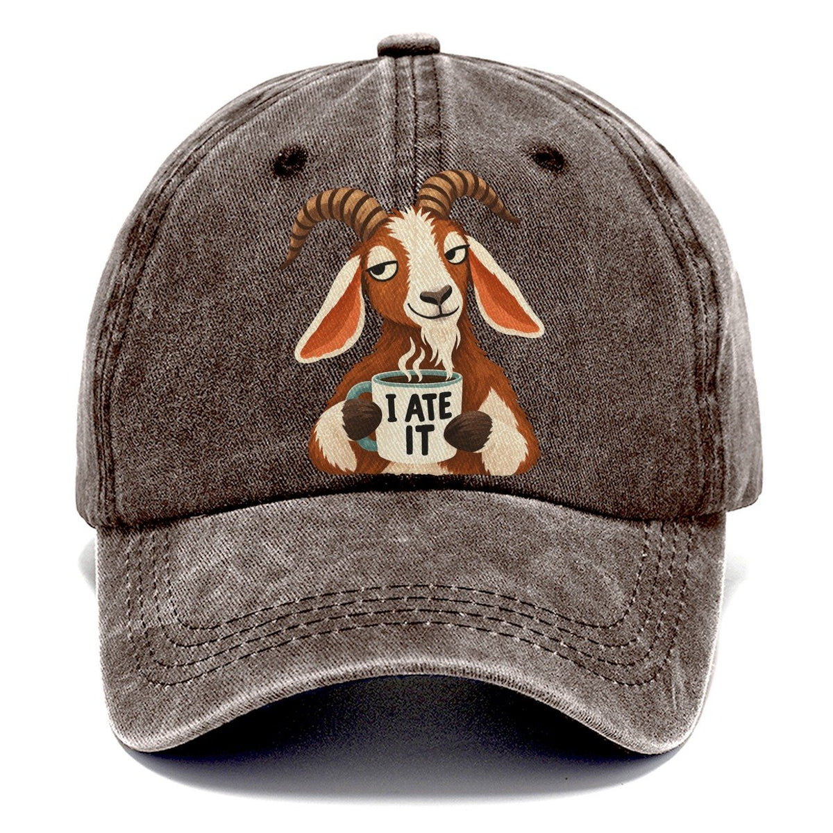 Goat Mug Truths Classic Cap – Brown