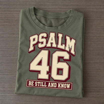 Psalm 46 Varsity Chapel Varsity Classic T-shirt – Army Green