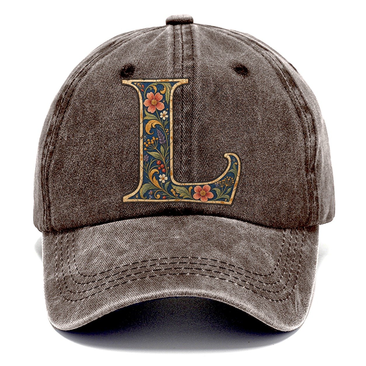 Wildflower L Monogram Classic Cap – Brown