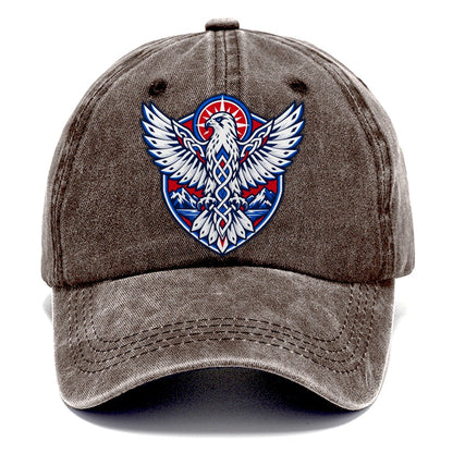 Iceland Minimal Emblem Country Logos Classic Cap – Brown