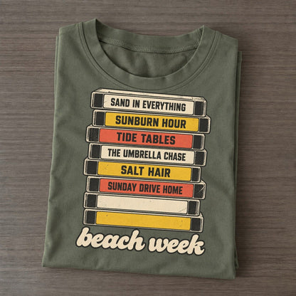 Beach Week Rewind Shelf Classic T-shirt – Army Green