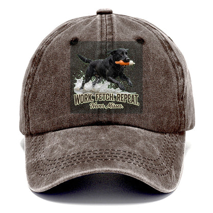 Work Fetch Repeat Classic Cap – Brown