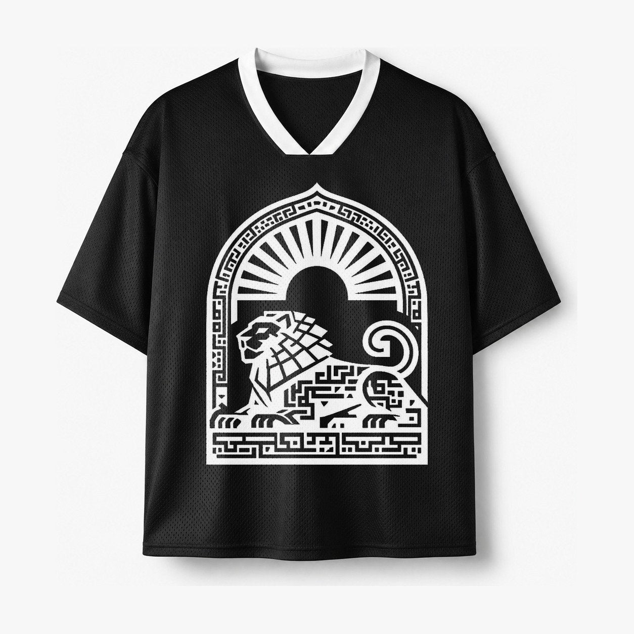 Persian Lion Arch Mesh Jersey – Black